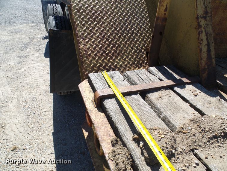 image for item DM3010 1963 Hyster  drop deck equipment trailer