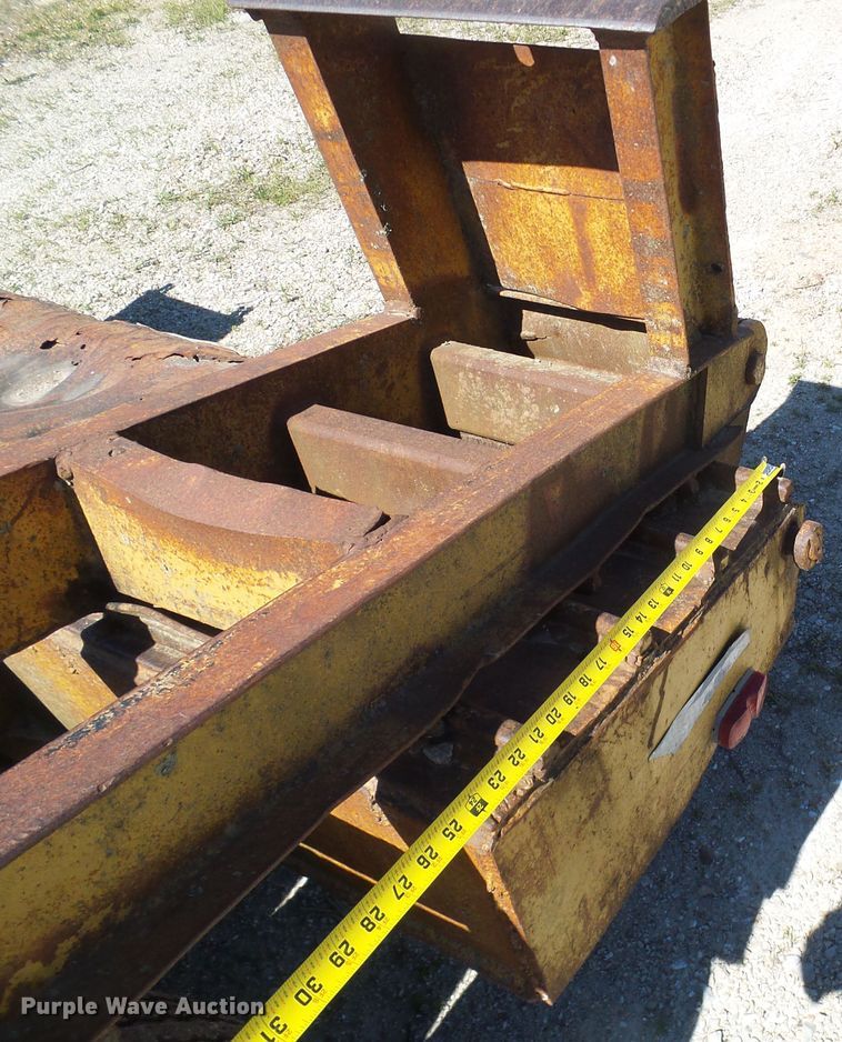 image for item DM3010 1963 Hyster  drop deck equipment trailer