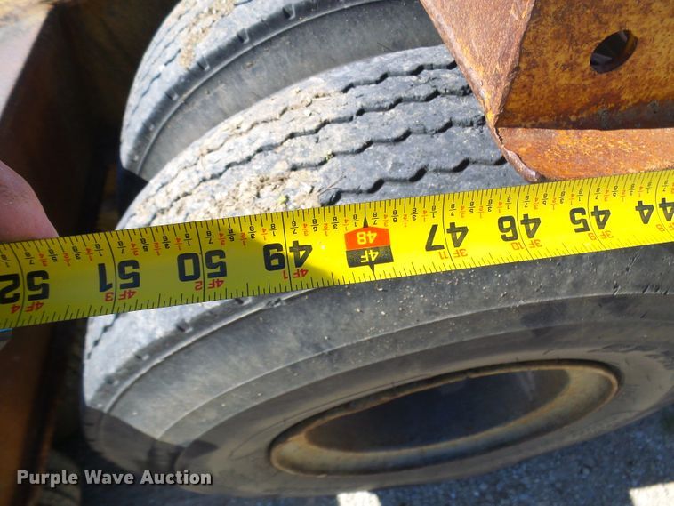 image for item DM3010 1963 Hyster  drop deck equipment trailer