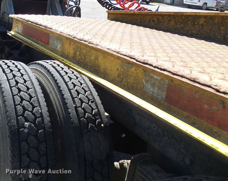 image for item DM3010 1963 Hyster  drop deck equipment trailer