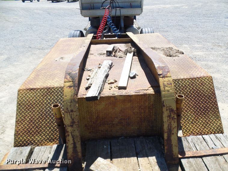 image for item DM3010 1963 Hyster  drop deck equipment trailer