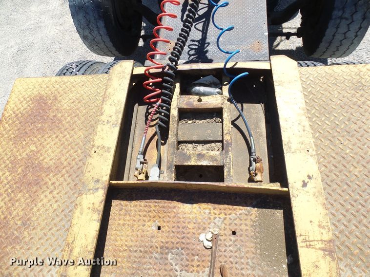 image for item DM3010 1963 Hyster  drop deck equipment trailer