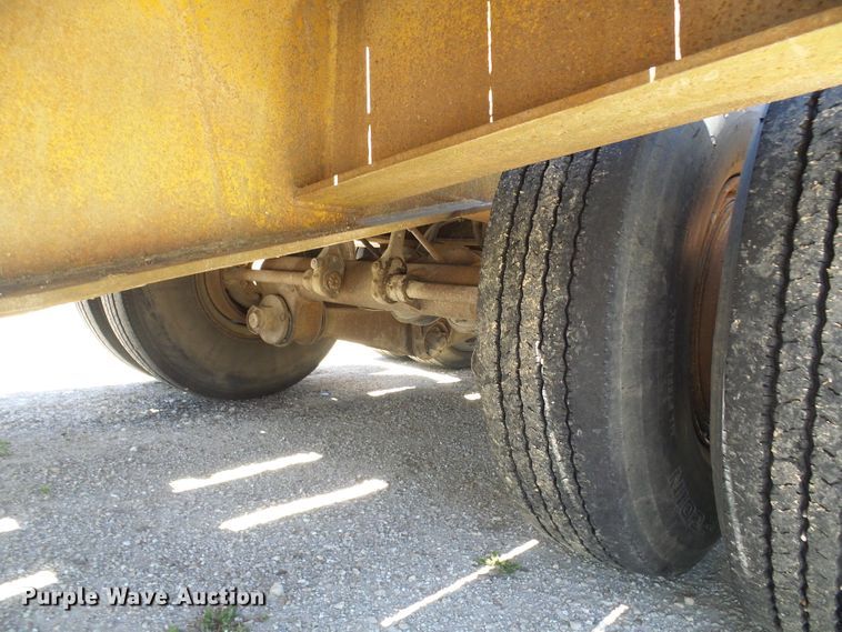 image for item DM3010 1963 Hyster  drop deck equipment trailer