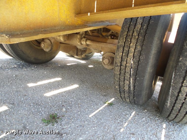 image for item DM3010 1963 Hyster  drop deck equipment trailer