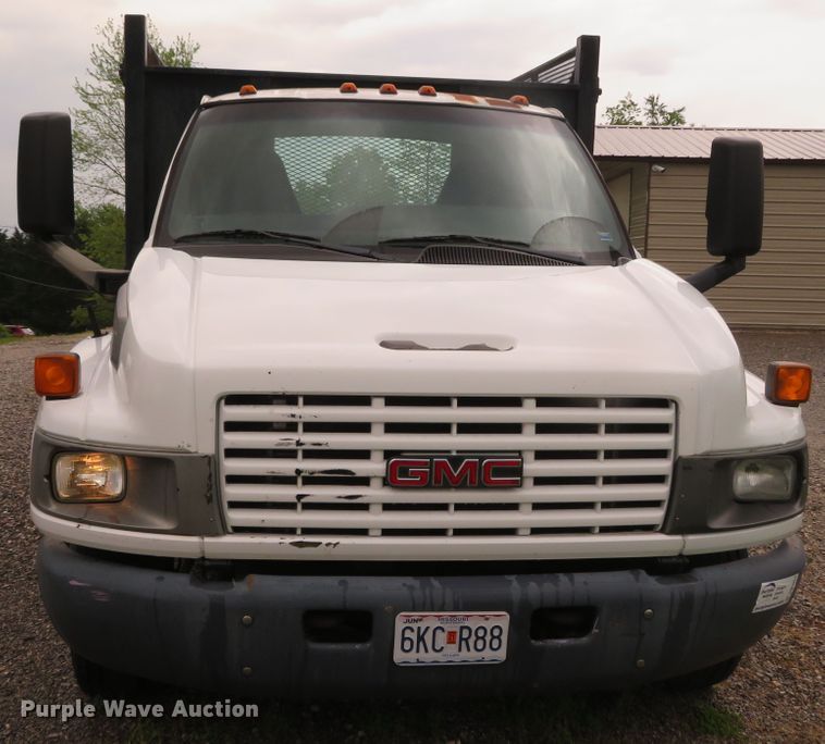 image for item DN5854 2006 GMC C5500  dump flatbed truck