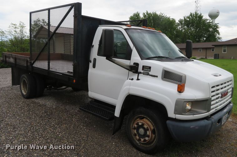 image for item DN5854 2006 GMC C5500  dump flatbed truck