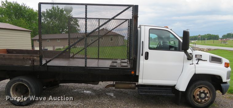 image for item DN5854 2006 GMC C5500  dump flatbed truck