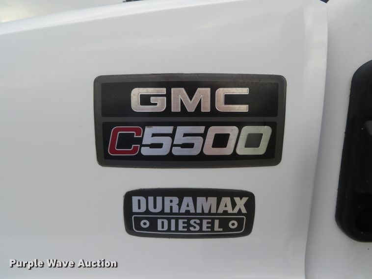 image for item DN5854 2006 GMC C5500  dump flatbed truck