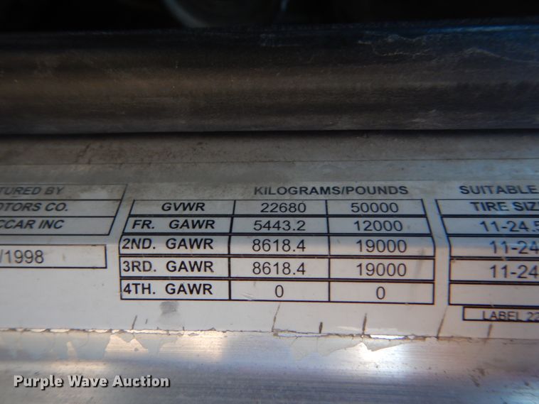 image for item HE9694 1999 Peterbilt 377A/E  semi truck