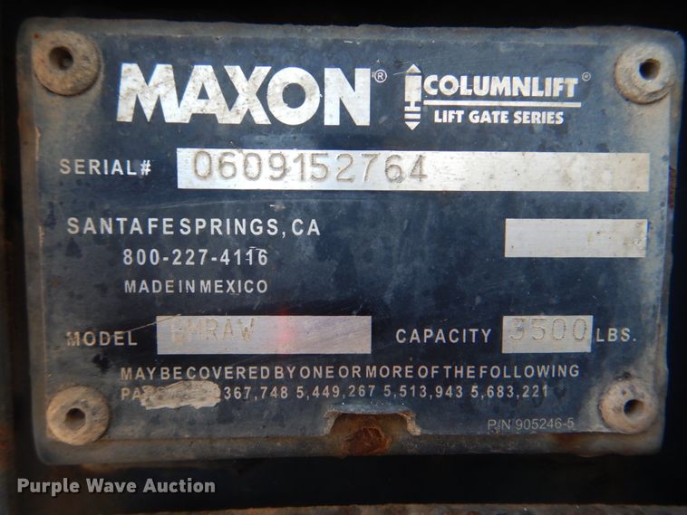 image for item HX9238 2010 Utility Trailer VS2RA  refrigerated dry van trailer