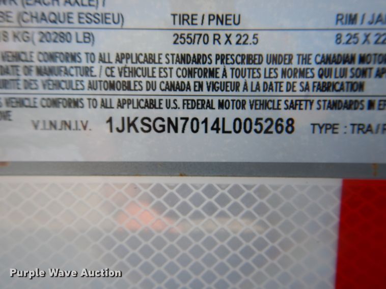 image for item HX9241 2004 Interstate Trailers 70SDGN  lowboy equipment trailer