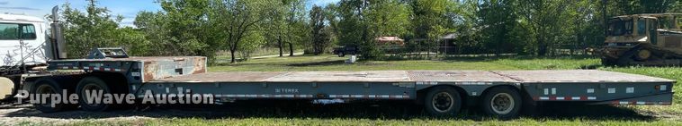 image for item IR9984 2008 Terex  drop deck equipment trailer