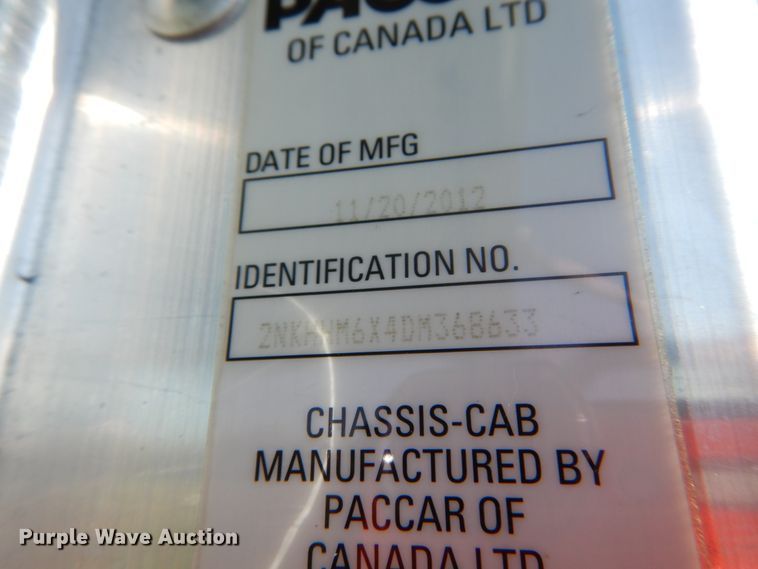 image for item IY9617 2013 Kenworth T270  box truck