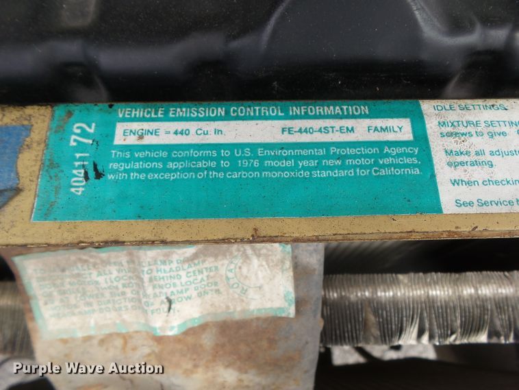 image for item DA7116 1976 Chrysler New Yorker