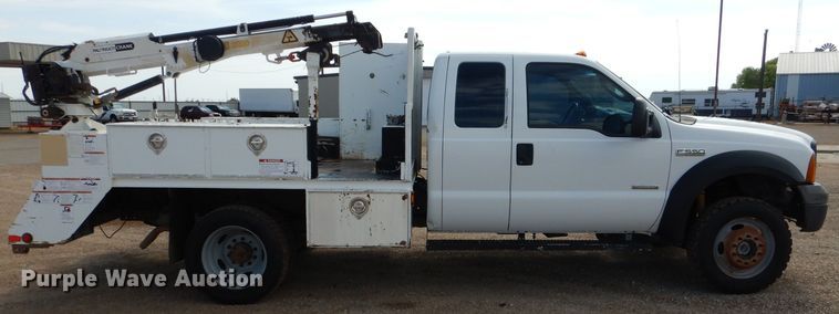 image for item DJ8846 2007 Ford F550 Super Duty  SuperCab utility / service truck