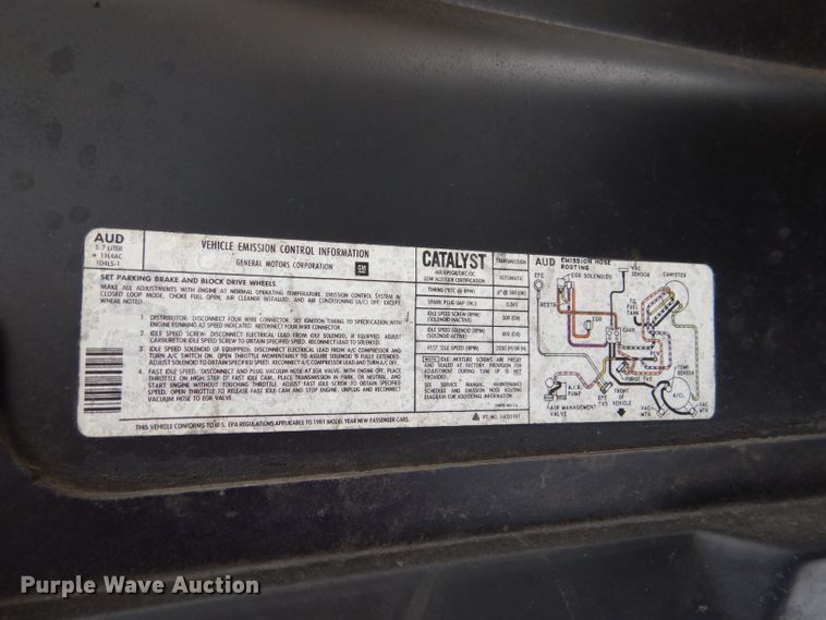 image for item DL8096 1981 Chevrolet Corvette