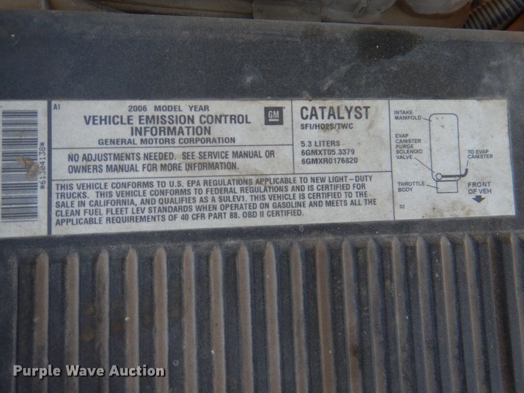 image for item DL8150 2006 Chevrolet Silverado 1500  Ext. Cab pickup truck