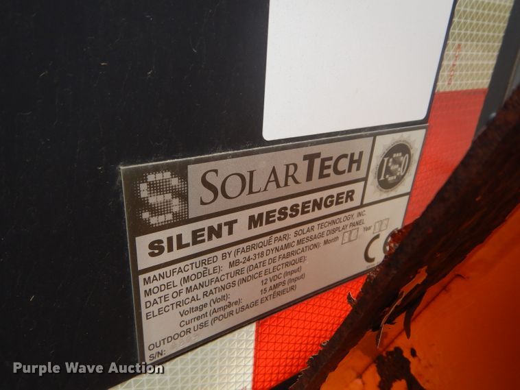 image for item DM4278 Solar Tech MB-24-318  message board trailer