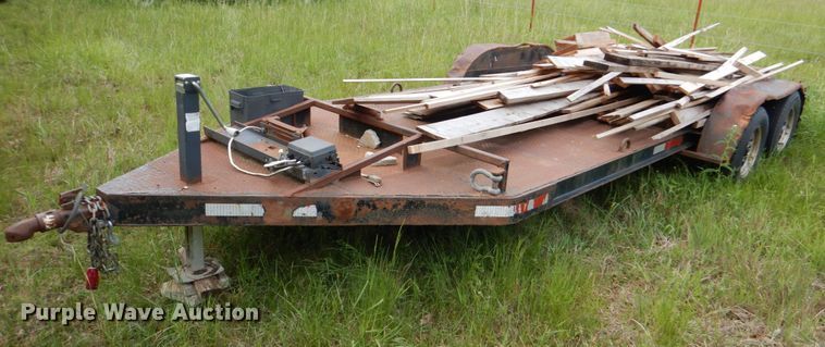 image for item HC9264 2002  shop built utility trailer