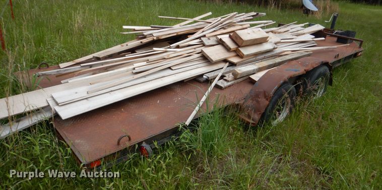 image for item HC9264 2002  shop built utility trailer