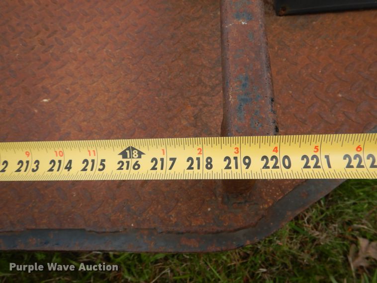 image for item HC9264 2002  shop built utility trailer