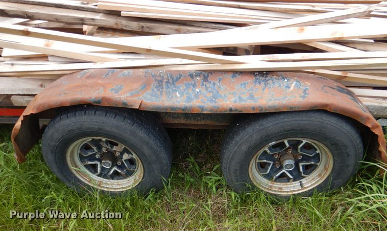 image for item HC9264 2002  shop built utility trailer