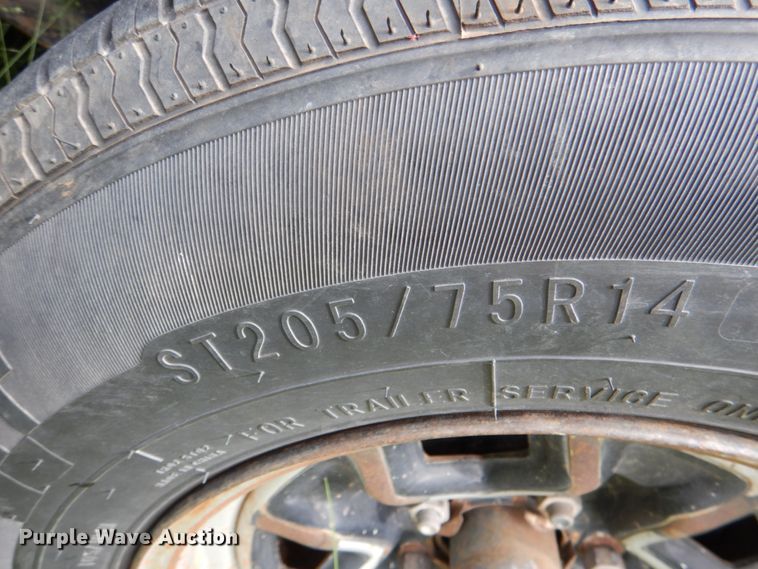 image for item HC9264 2002  shop built utility trailer