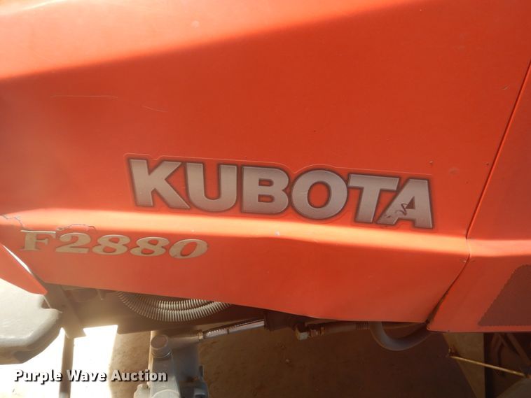 image for item HE9706 Kubota F2880  lawn mower