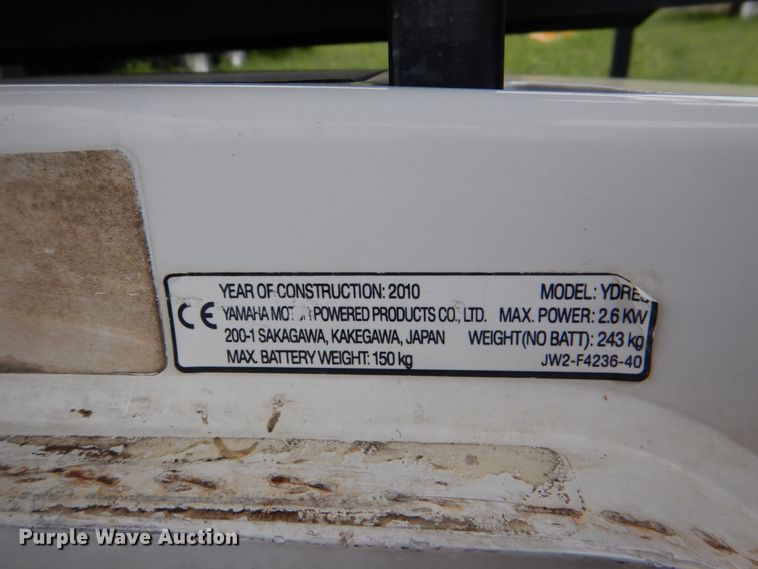 image for item HL9408 2010 Yamaha YDRE3  golf cart