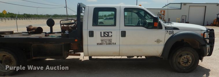 image for item HL9599 2015 Ford F550  flatbed truck