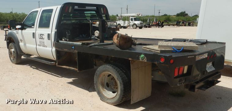 image for item HL9599 2015 Ford F550  flatbed truck