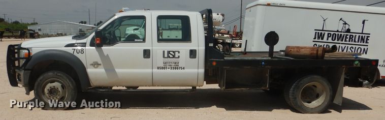 image for item HL9599 2015 Ford F550  flatbed truck