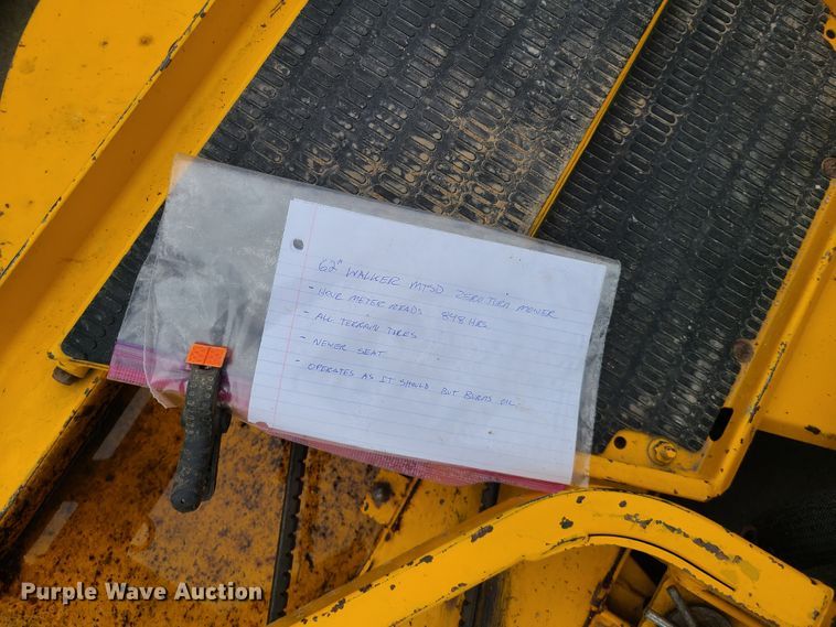 image for item HM9906 Walker MTSD  ZTR lawn mower