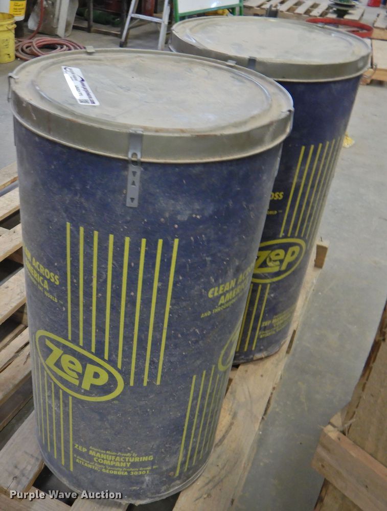 image for item HN9172 (2) barrels of Zep Super Flash concrete floor cleaner