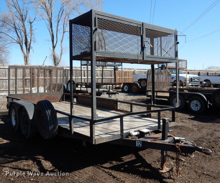 image for item HU9150 2002 Eagle utility trailer