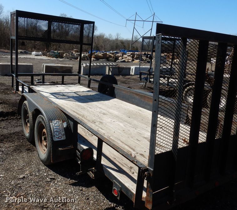 image for item HU9150 2002 Eagle utility trailer