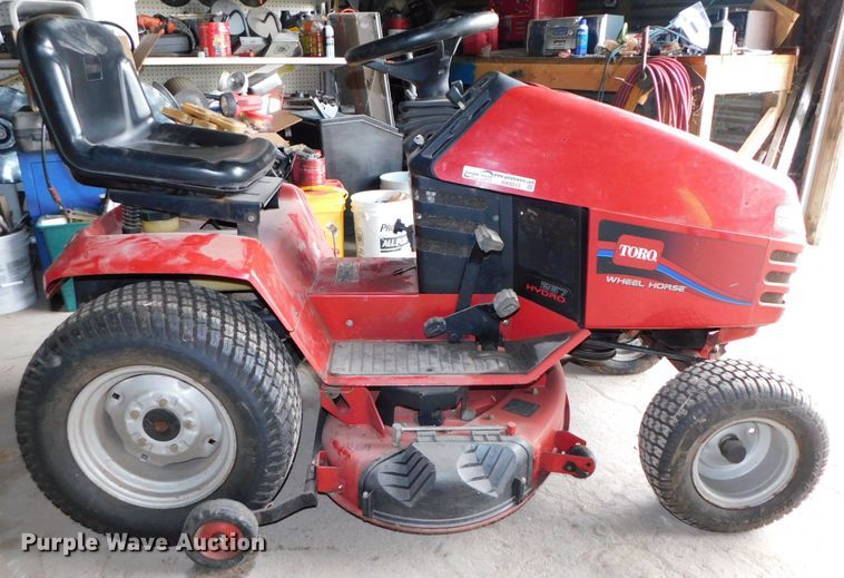 image for item HX9312 Toro Wheel Horse  lawn mower
