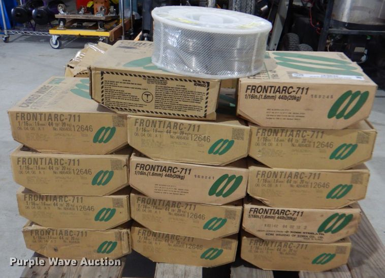 image for item IA9832 (28) boxes of Frontier Arc-711 welding wire