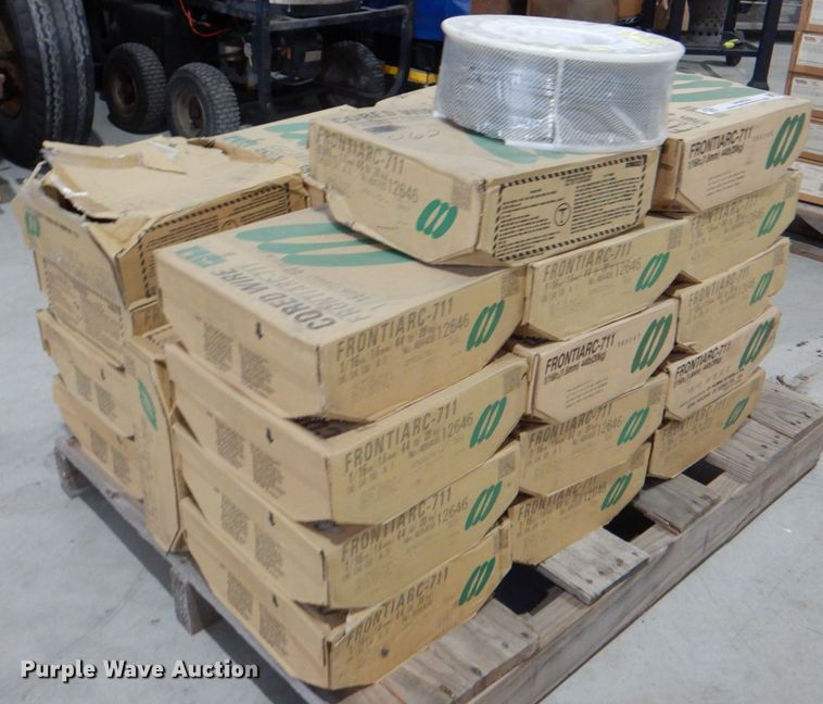 image for item IA9832 (28) boxes of Frontier Arc-711 welding wire
