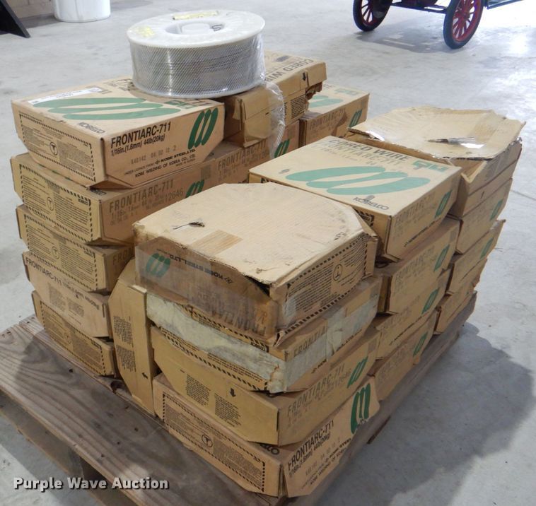 image for item IA9832 (28) boxes of Frontier Arc-711 welding wire