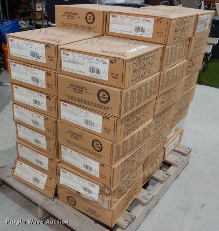 image for item IA9833 (46) boxes of Lincoln Electric welding wire