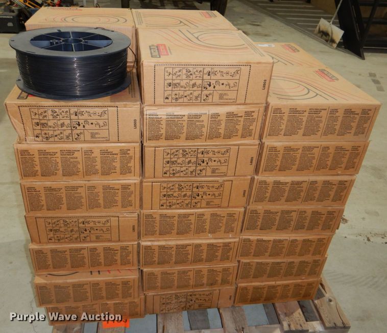 image for item IA9833 (46) boxes of Lincoln Electric welding wire