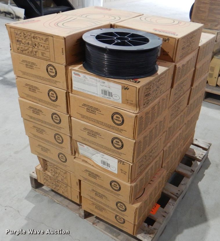 image for item IA9833 (46) boxes of Lincoln Electric welding wire