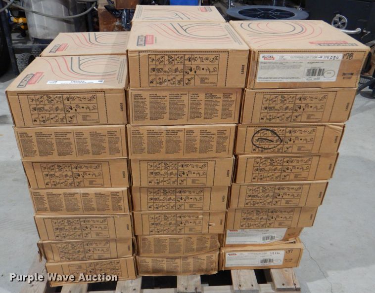 image for item IA9833 (46) boxes of Lincoln Electric welding wire
