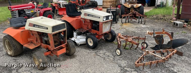 image for item IC9298 (2) 1973 Allis Chalmers 416 lawn mowers