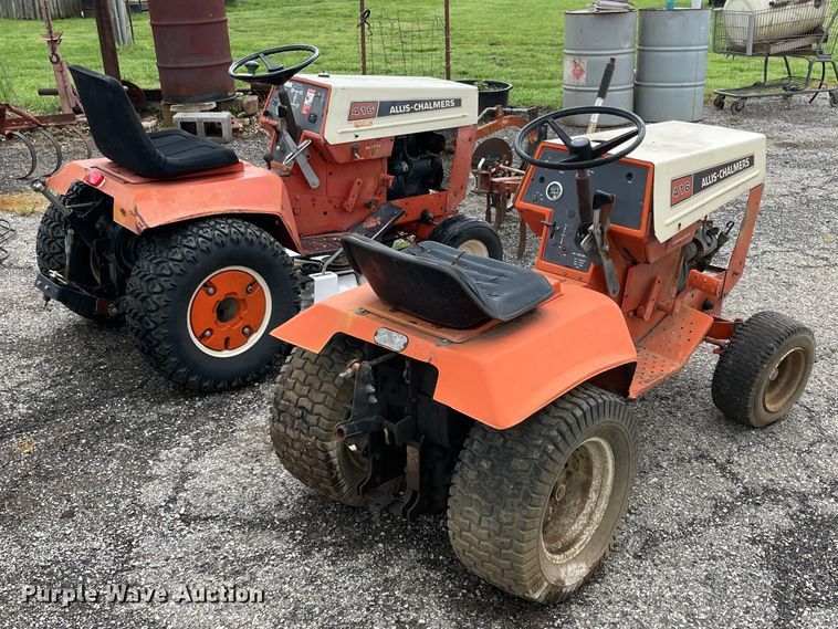 image for item IC9298 (2) 1973 Allis Chalmers 416 lawn mowers