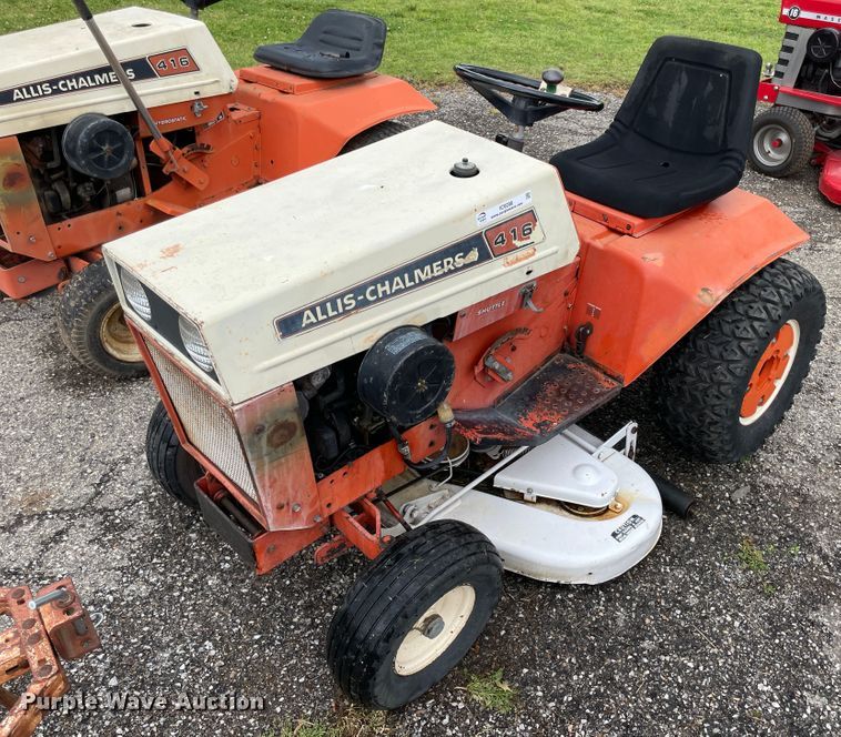 image for item IC9298 (2) 1973 Allis Chalmers 416 lawn mowers