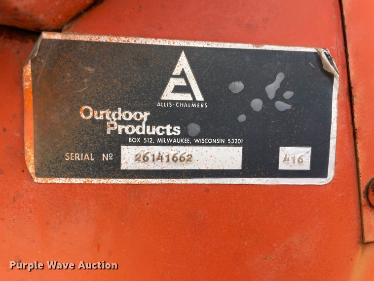 image for item IC9298 (2) 1973 Allis Chalmers 416 lawn mowers