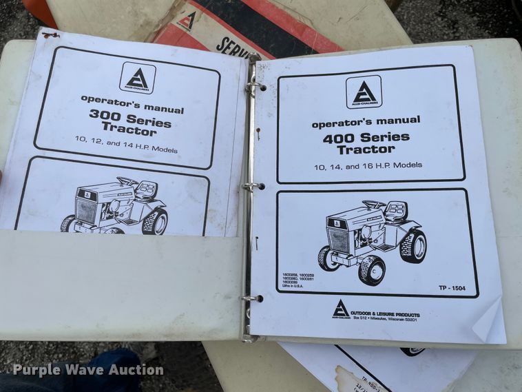 image for item IC9298 (2) 1973 Allis Chalmers 416 lawn mowers