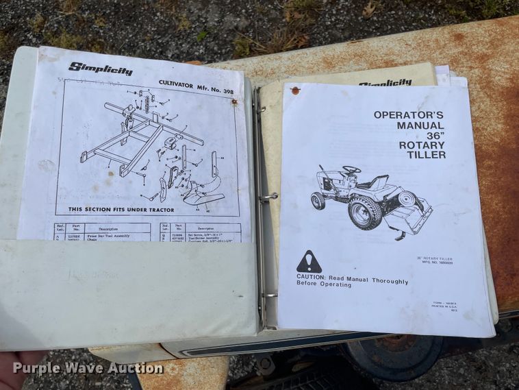 image for item IC9300 Simplicity 7016  lawn mower